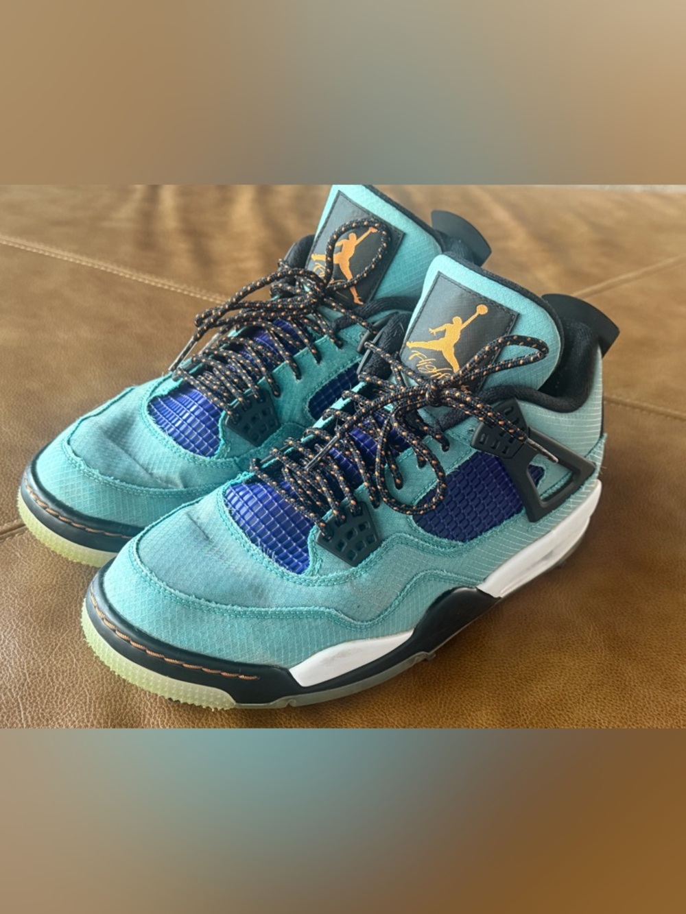 NIKE JORDAN IV 4 RETRO G NRG TORREY PINES NEW EMERALD GREEN SZ 9